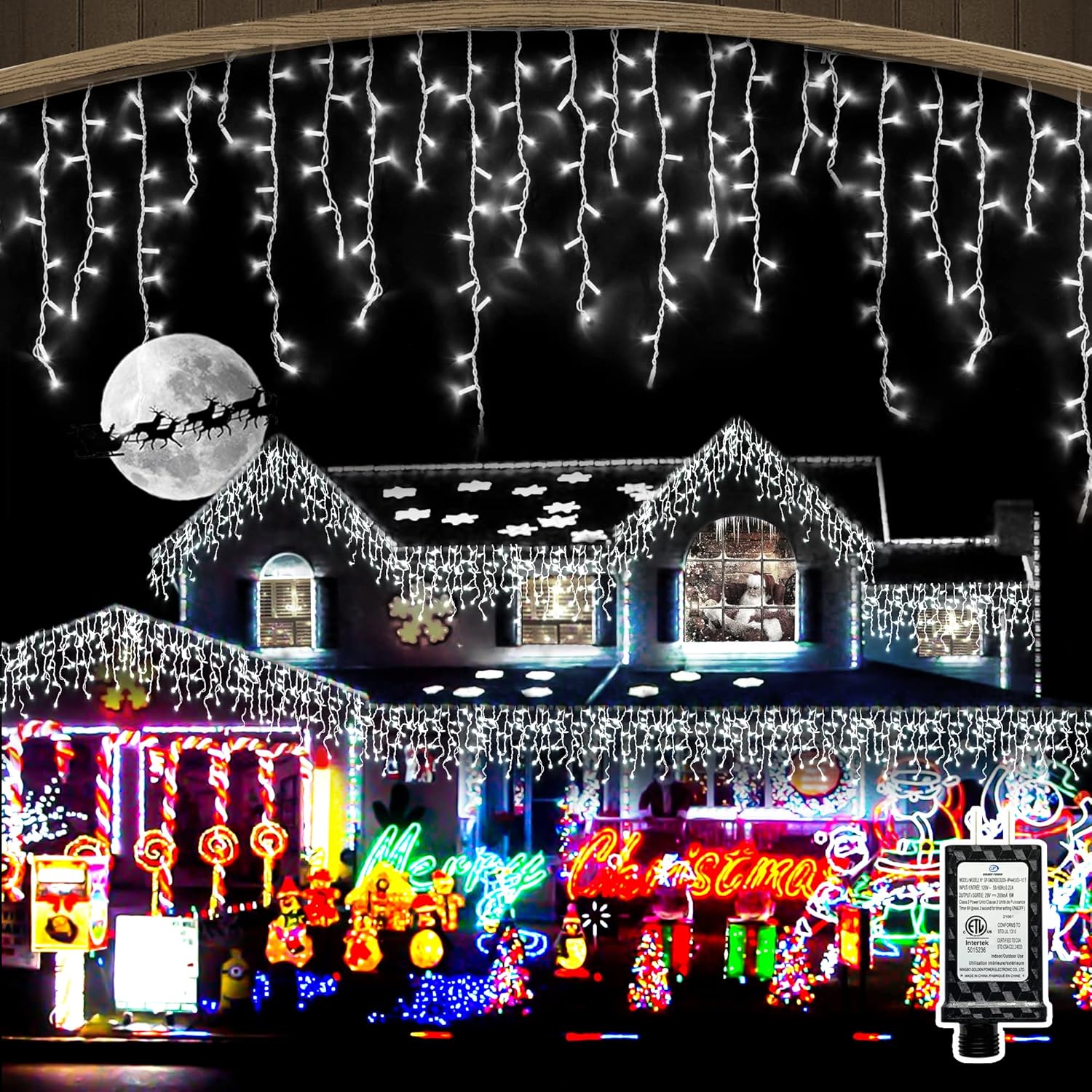 Best Deal Cheap 🛒 66ft Christmas Lights Decorations Outdoor, 640 LED 8 Modes Curtain Fairy Lights with 120 Drops,Plug in Waterproof Timer Memory Function for Christmas Holiday Wedding Party Decorations Flash Deals - 70% OFF 66ft Christmas Lights Decorations Outdoor, 640 LED 8 Modes Curtain Fairy Lights with 120 Drops,Plug in Waterproof Timer Memory Function for Christmas Holiday Wedding Party Decorations