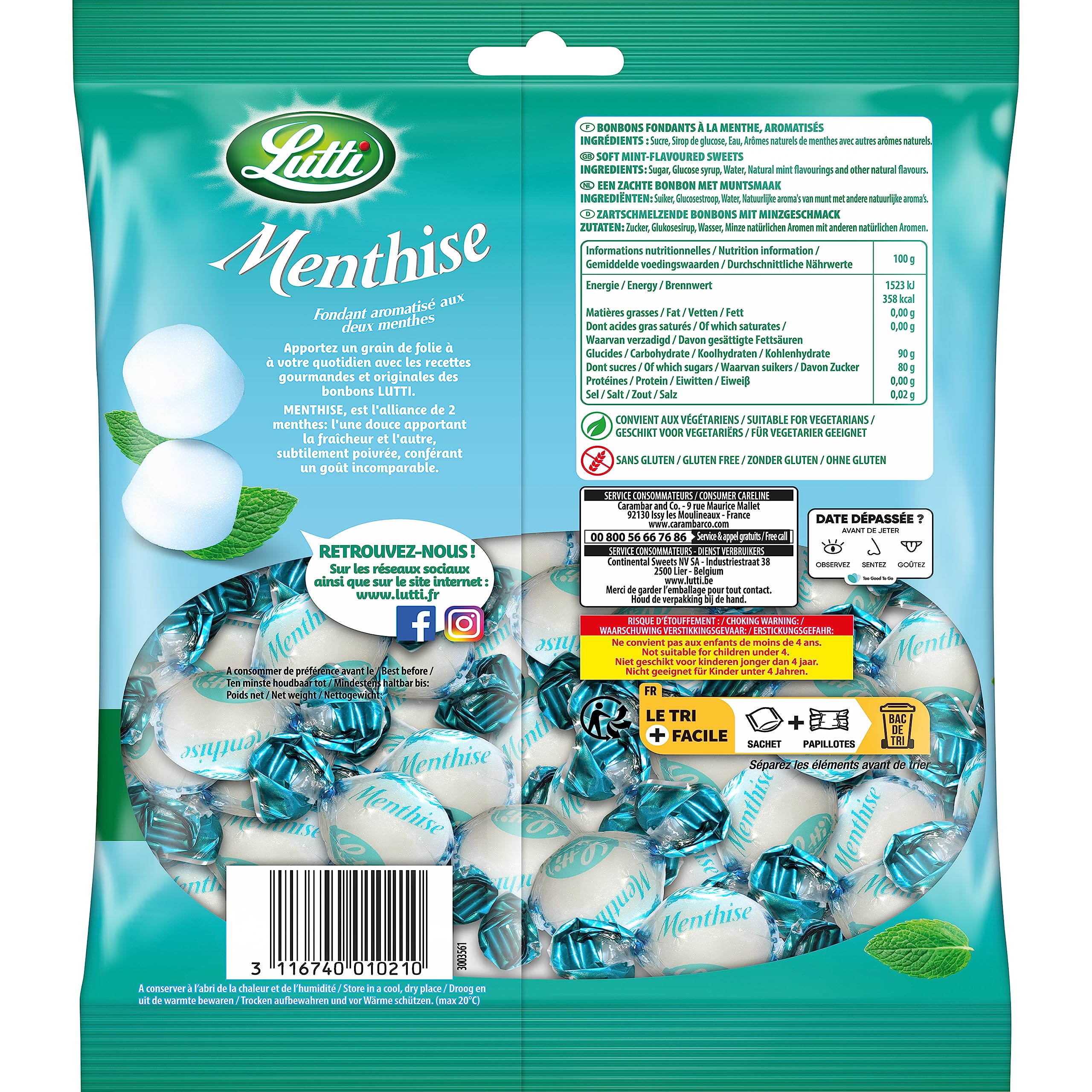 LUTTI Menthise 250g