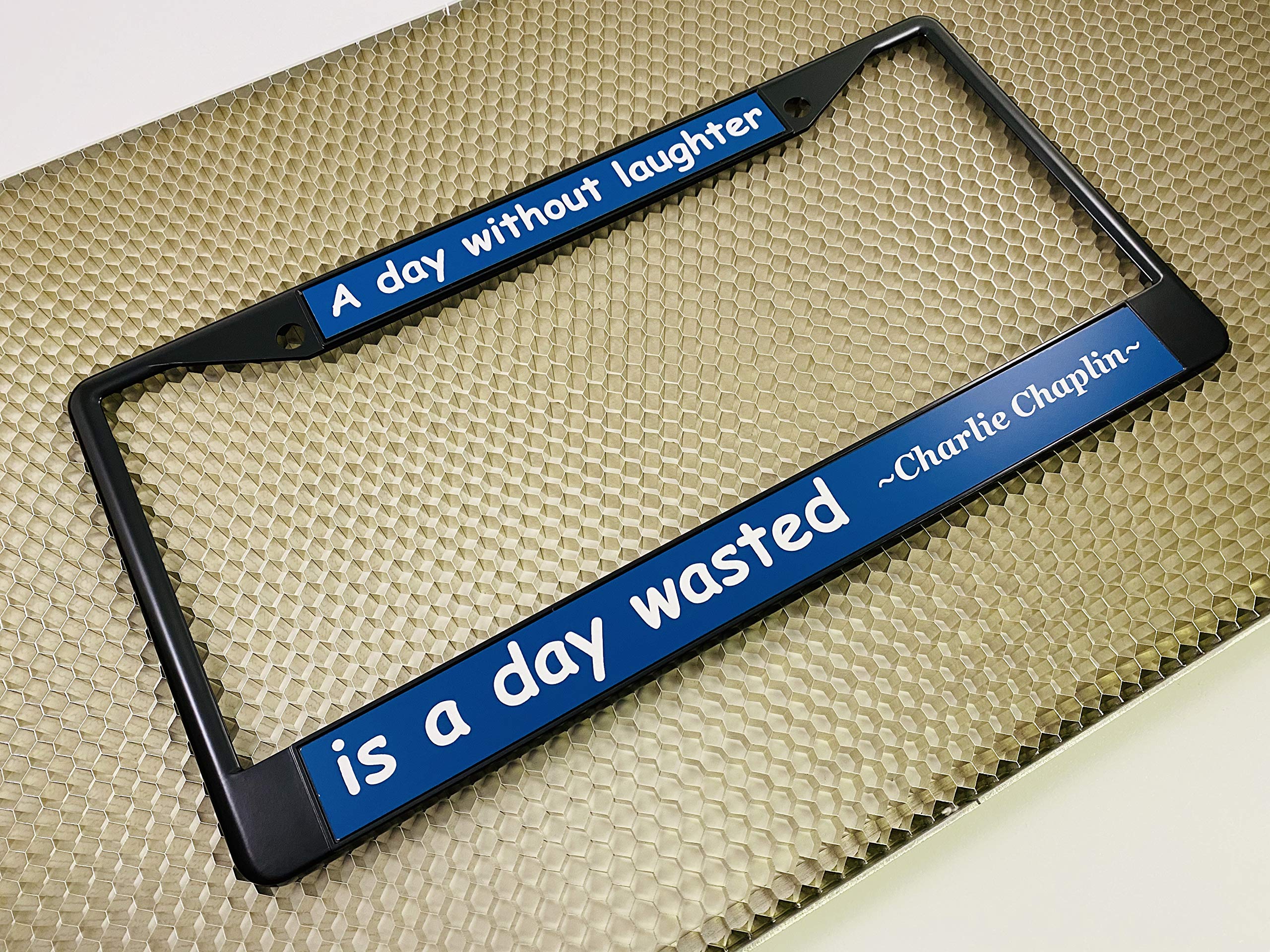 Custom Personalized Metal Laser Engraved Car License Plate Frame with Free caps - Picture 15 of 132