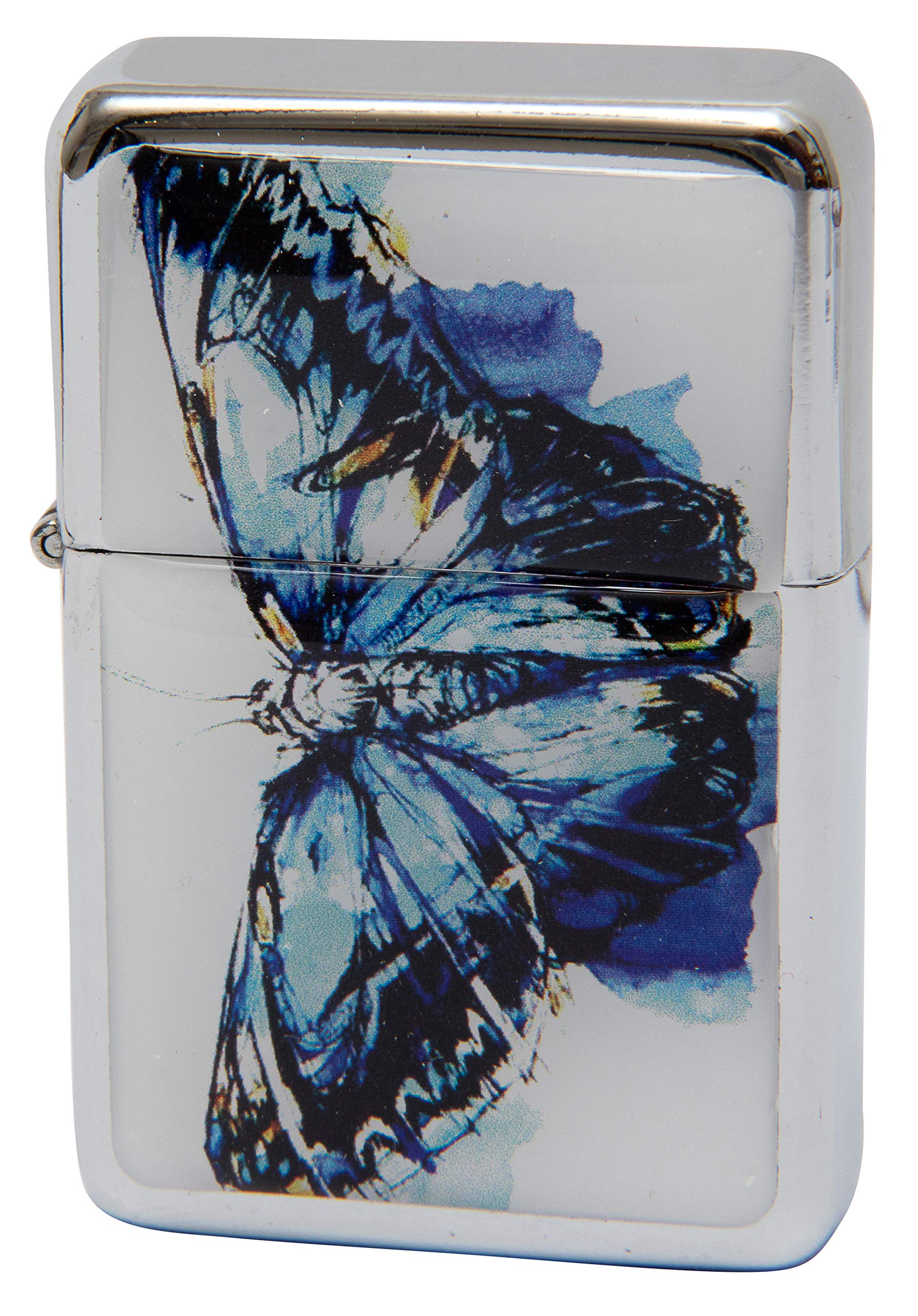 Windproof Petrol Oil Lighter - Butterfly