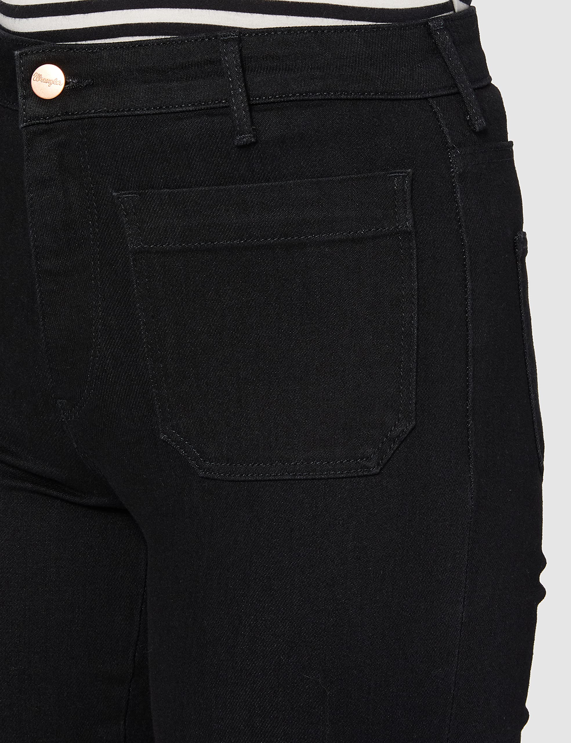 Wrangler Flare, Jean évasé Femme, Noir (Retro Black 111), W26/L32 (Taille fabricant: 26/32)