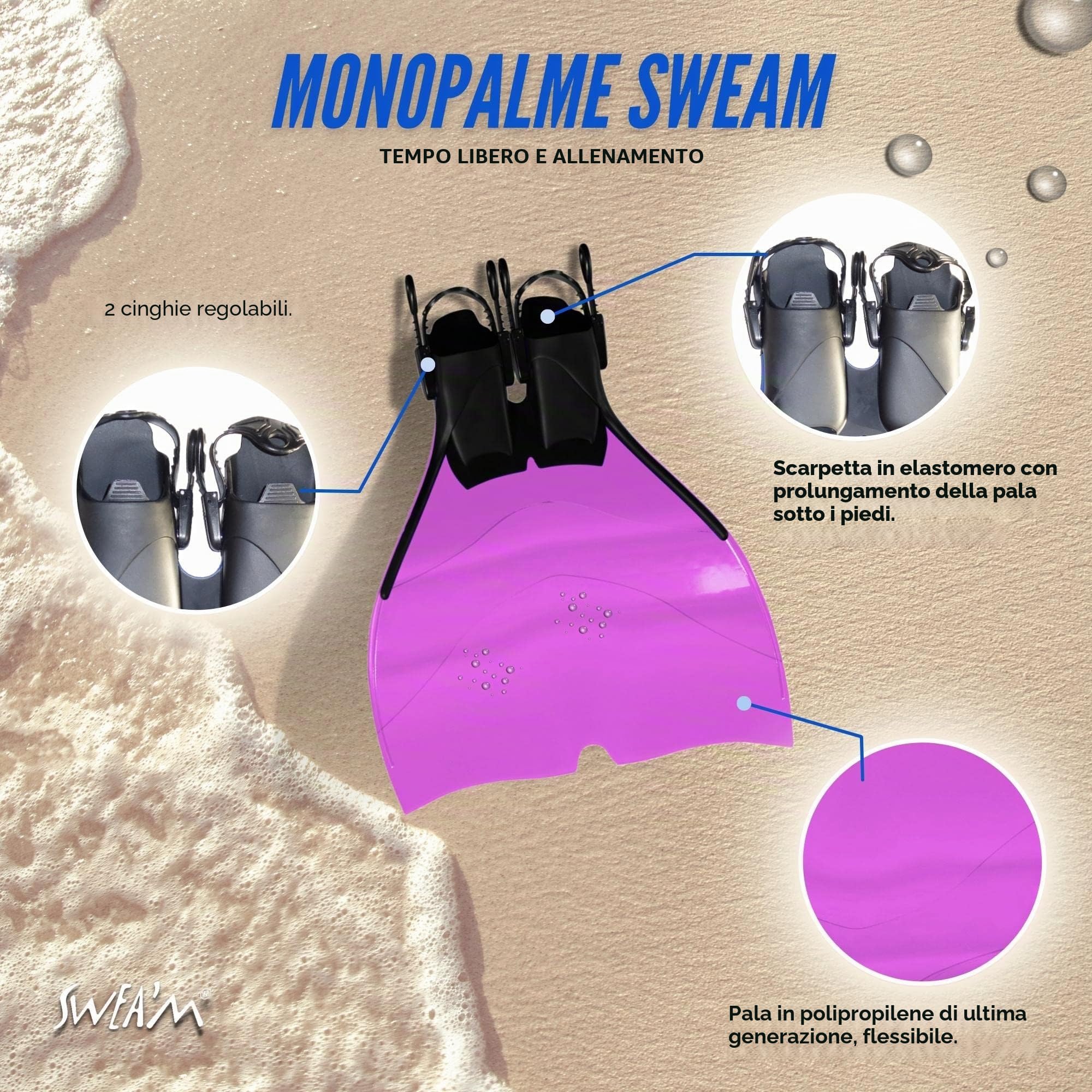 Sweam - Monopinna Regolabile 39 - 43 Rosa