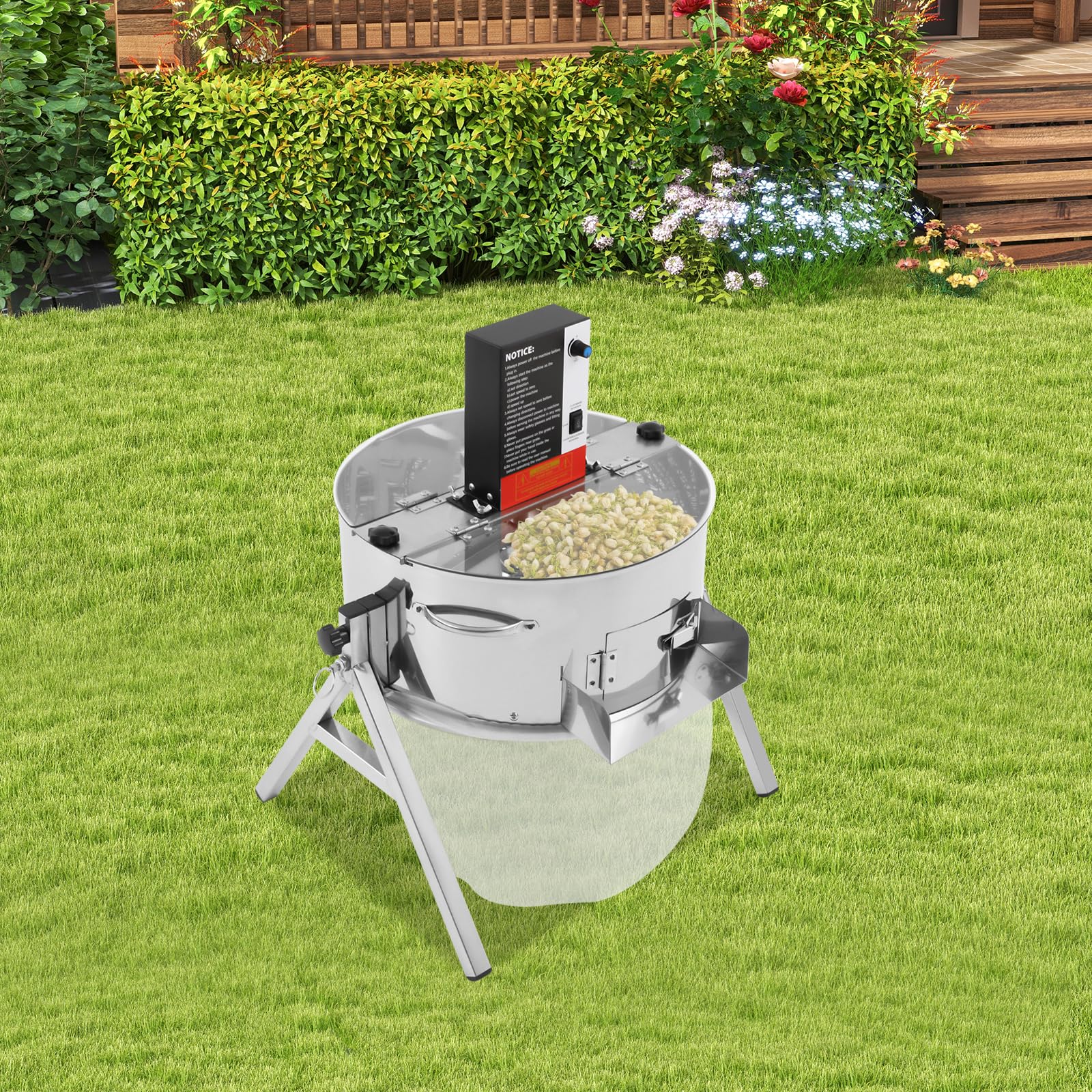 Elektrischer Knospen Trimmer, Edelstahl Gartenwerkzeug Mit Manuell Und Automatisch Modus, Hocheffizienter Blattschneider Für Pflanzenpflege Und Gartenbau
