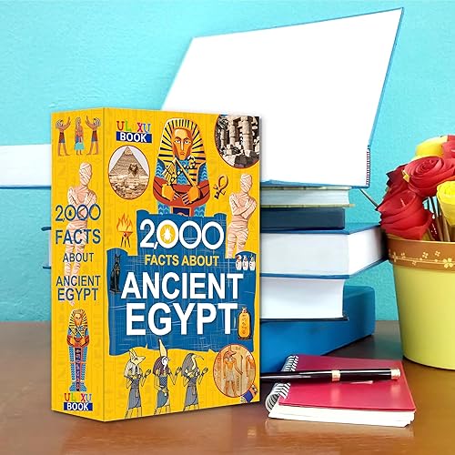 Miniatura 8 de Deversion Book Safe Storage Box with Real Pages Combination Lock and Key Lock Box Money Safe Book Storage Lock Boxes for Personal Items