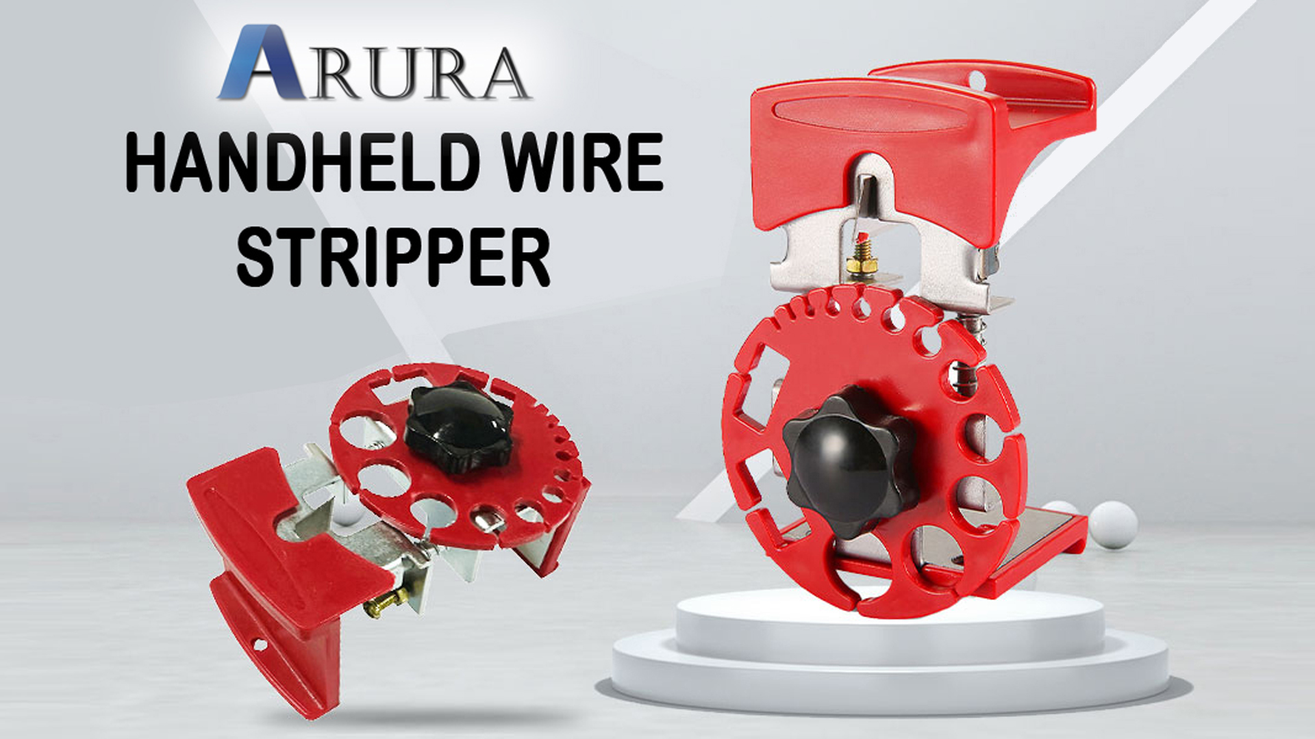 Manual Wire Stripper Machine - Hand Crank Or Drill Powered Tool For 0.08-1 Inch Cables, 2-in-1 Portable Wire Peeler