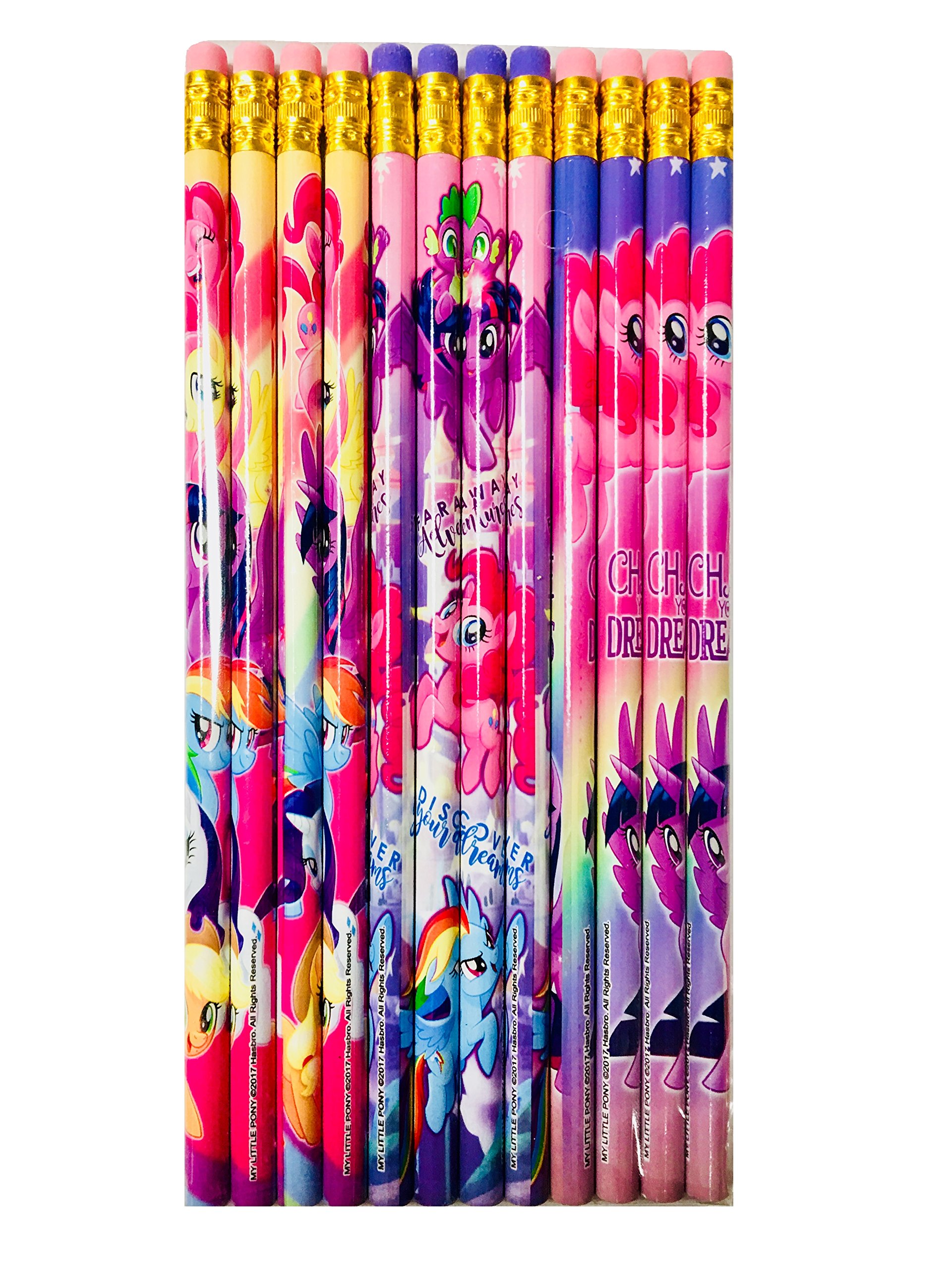 HasbroMy Little Pony Pencil and Eraser 12 Pack