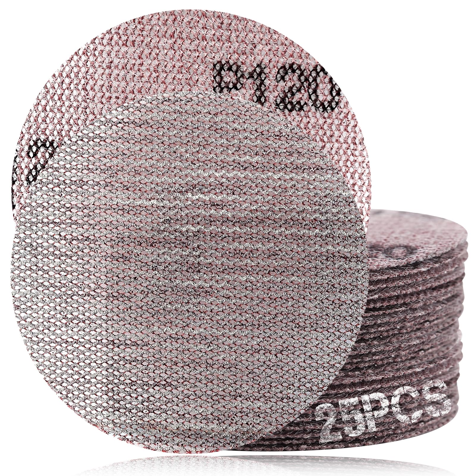 SPEEDWOX Sanding Discs - 25 3" Abrasive Discs -11