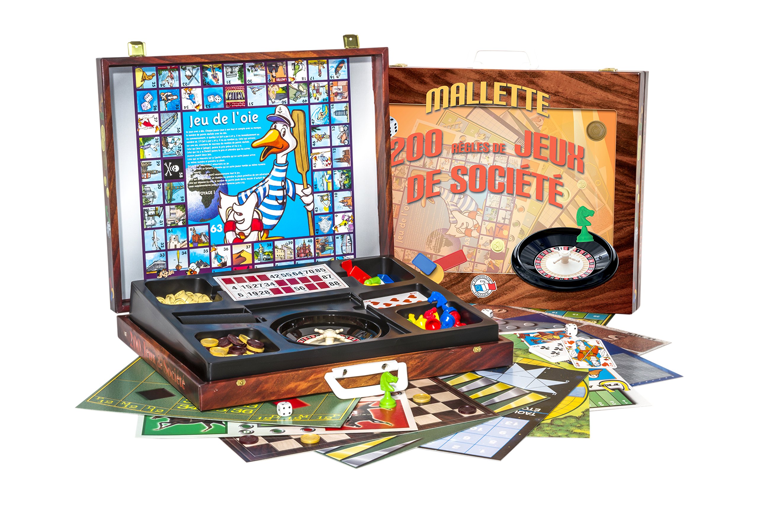 FERRIOT CRIC - 1535 - Mallette - 200 Jeux - marron