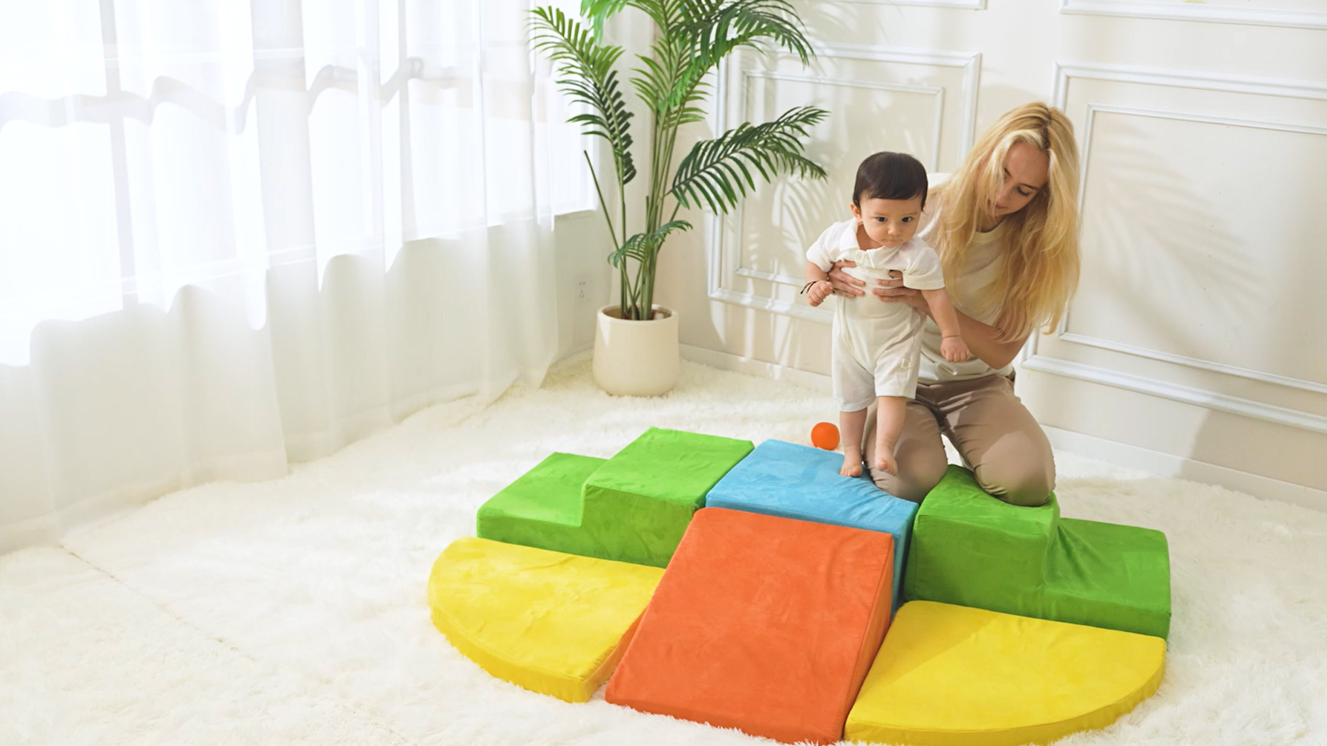 Watch KIZLAND 6 Pieces Climbing Toys for Toddlers and Babies on
