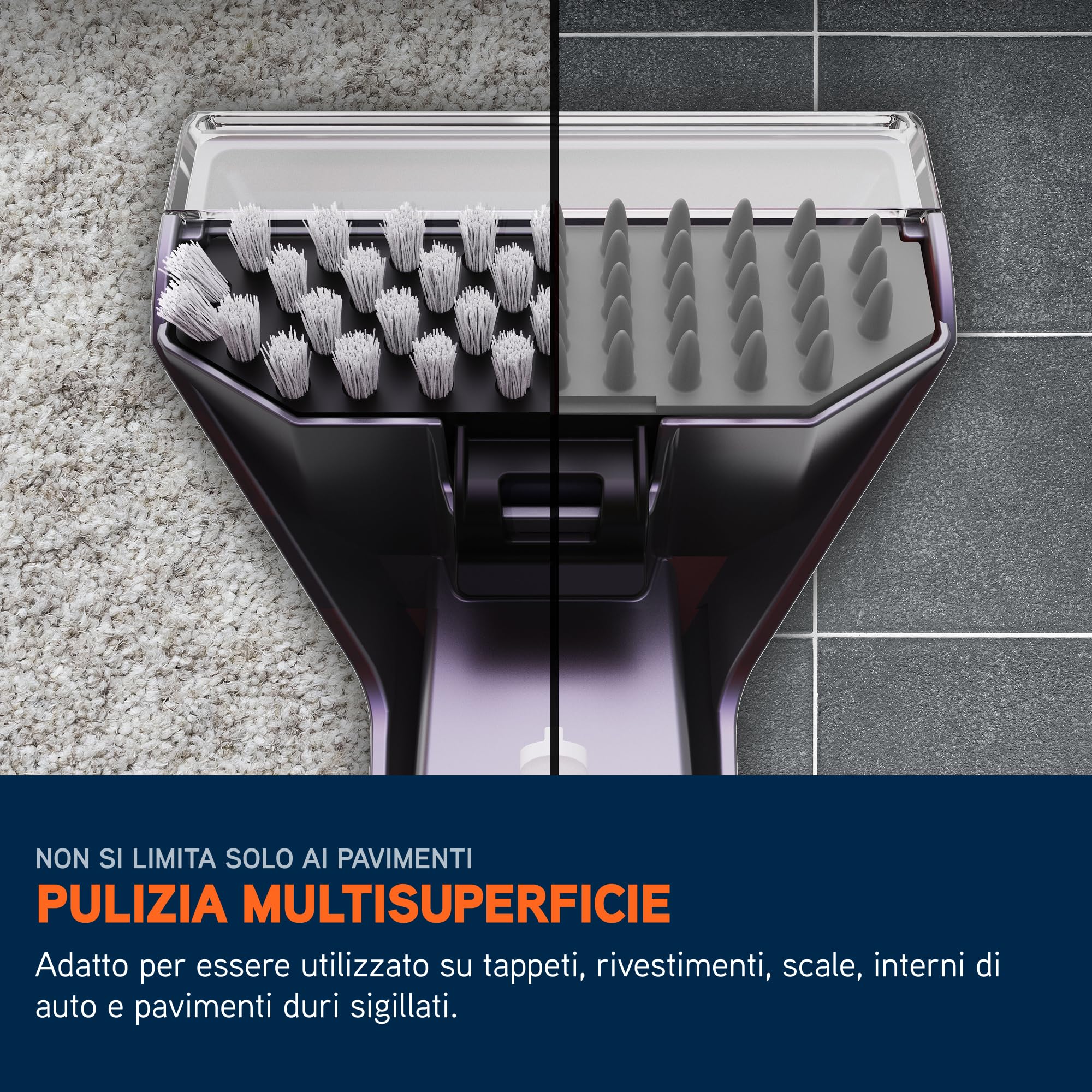 Vax SpotWash Duo smacchiatore per tappeti e tessuti con accessorio per animali domestici e strumenti per uso quotidiano. Lavapavimenti per pavimenti, divani, auto, scale. Pulitore domestico portatile