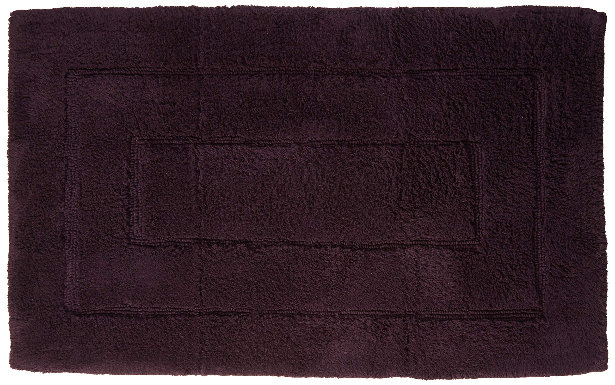 Kassatex Kassa Design Bath Rug, 24 by 40-Inch, Plum