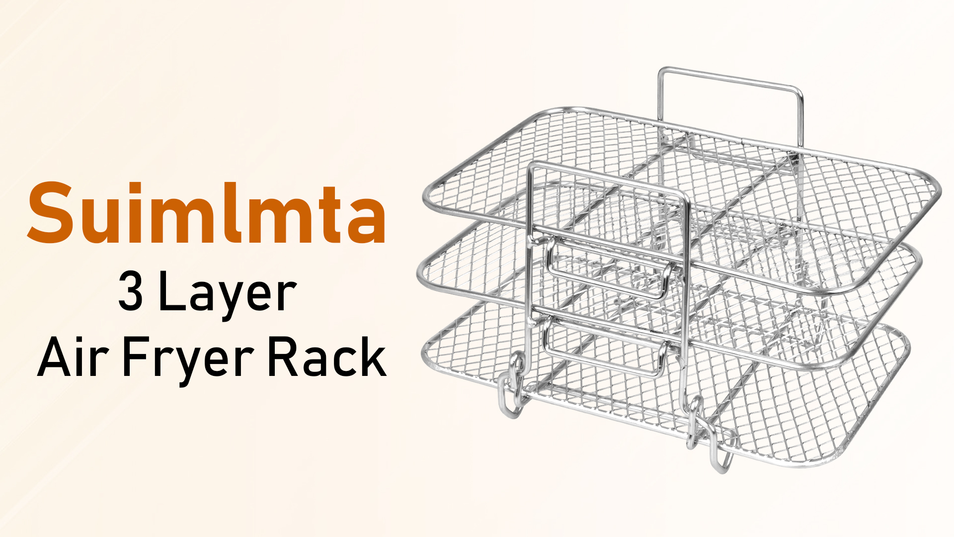 Air Fryers 3 PCS Air Fryer Rack, 8 Inch Air Fryer Rack Square, Tower ...