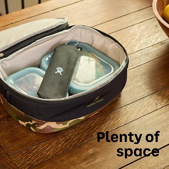 Hydro Flask Carryout Lunch Box - Insulated Lunch Box - Soft Cooler Travel Bag Oat