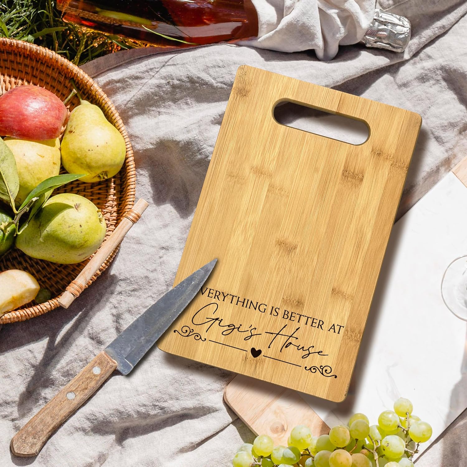 FONDCANYON Gigi Bamboo Cutting Board & Kitchen Decor - Gigi Gifts for Grandma - Perfect for Christmas & Birthday - Image 4