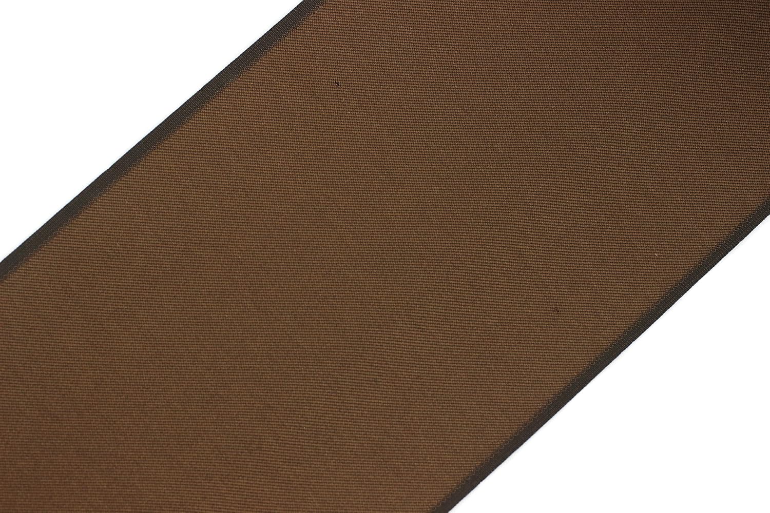 3.8 Yards Spool 3.9" Width Plain Brown Drapery Trim Jacquard Ribbon for Your Drapes Curtains Drapery Banding Trim Tape V5 202