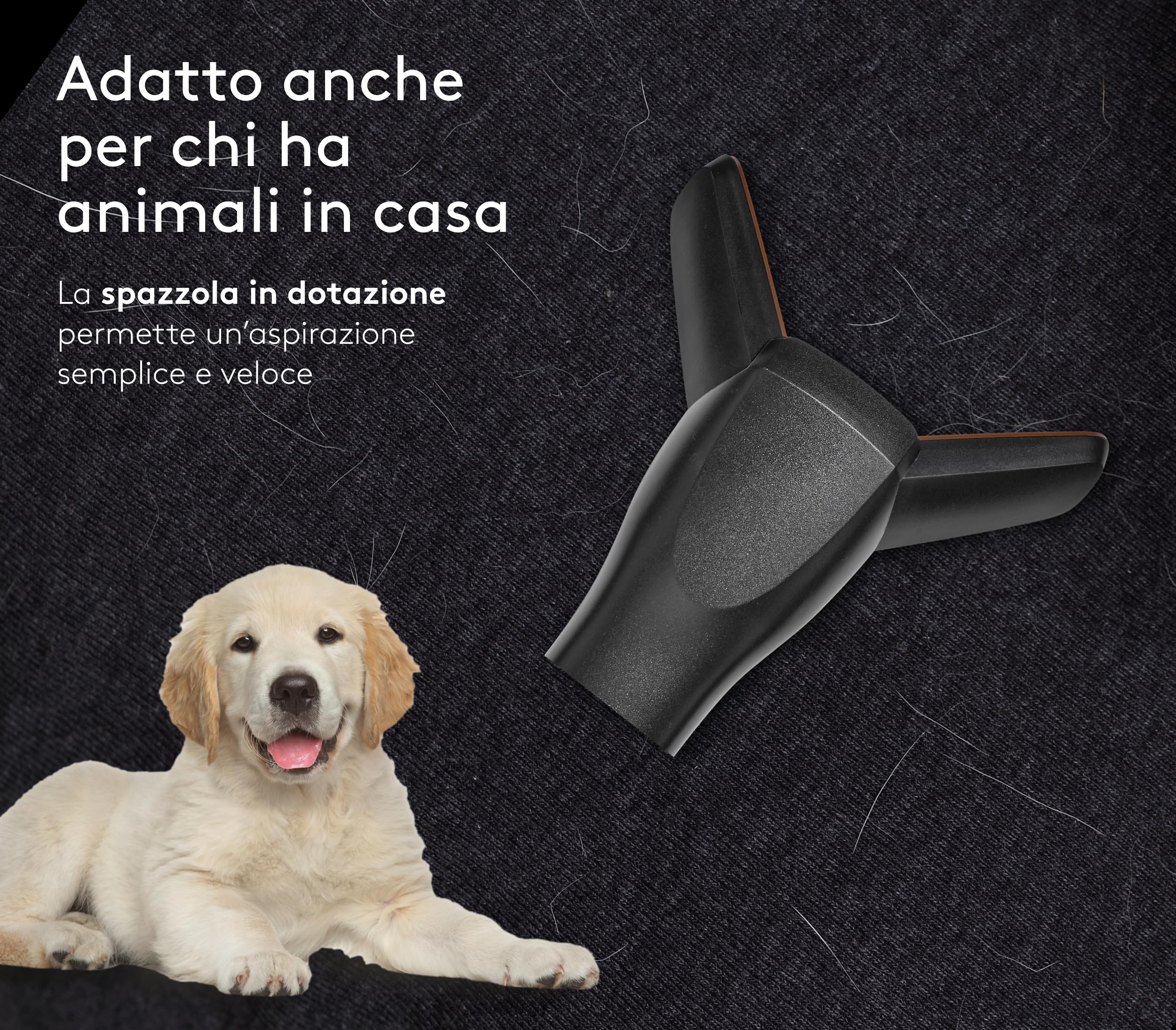 VIOLA Aspirapolvere Senza Fili, 80Min/28,8V/600W Scopa Elettrica Senza Fili, Aspirapolvere Potente, Aspirapolvere Verticale con Batteria Rimovibile per Tappeti/Peli Animali, Divani, Nero