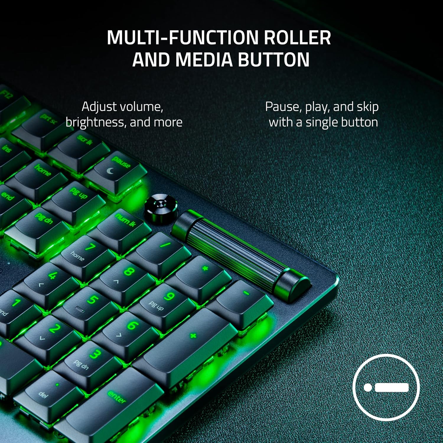 Razer DeathStalker V2 Pro Wireless Gaming Keyboard: Low-Profile Optical Switches - Linear Red - HyperSpeed Wireless & Bluetooth 5.0-40 Hr Battery - Ultra-Durable Coated Keycaps - Chroma RGB : Electronics