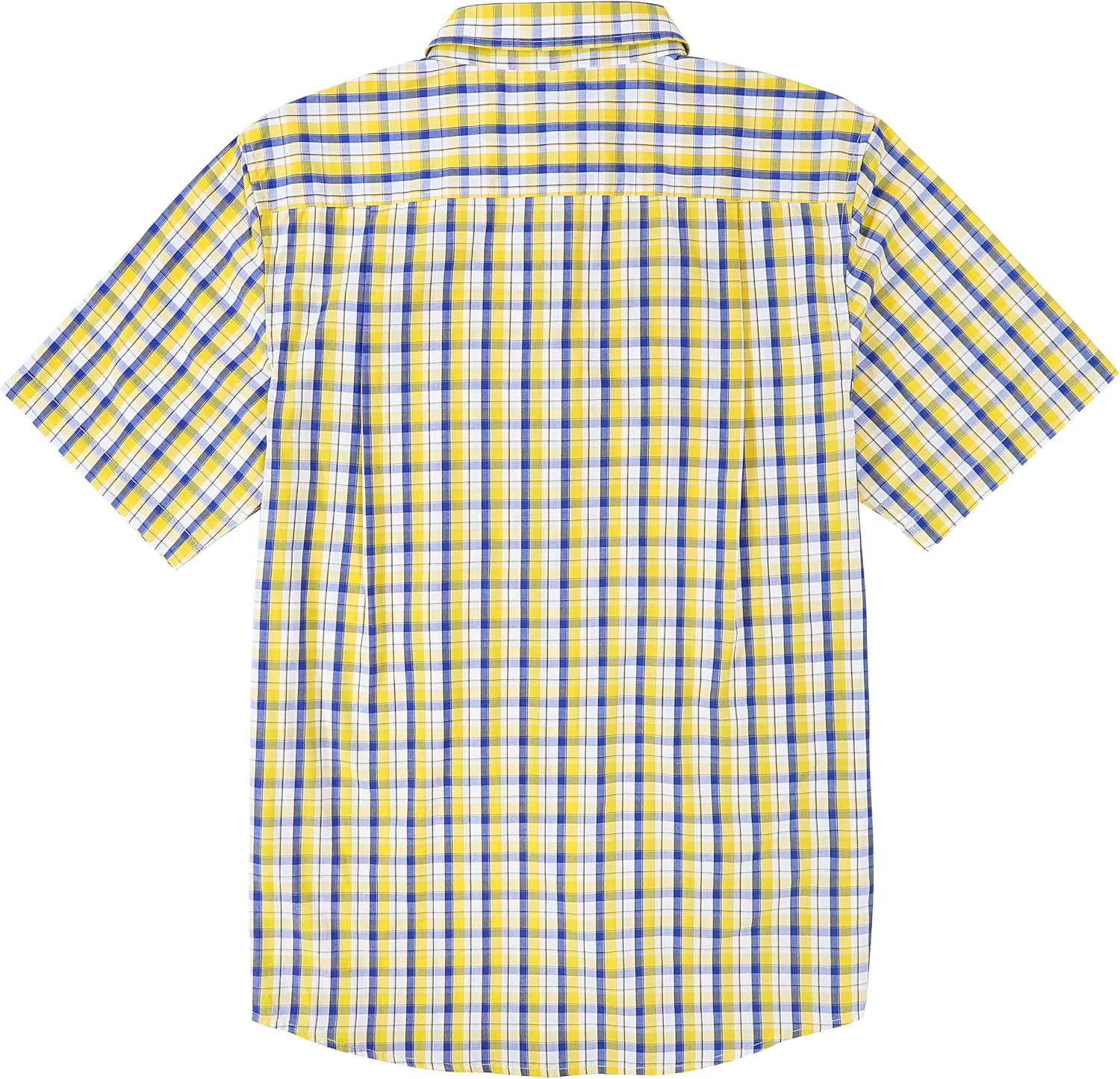 Dubinik® Mens Short Sleeve Button Down Shirts Soft Breathable Summer Vintage Regular Fit Lightweight Men's Casual Shirt thumbnail