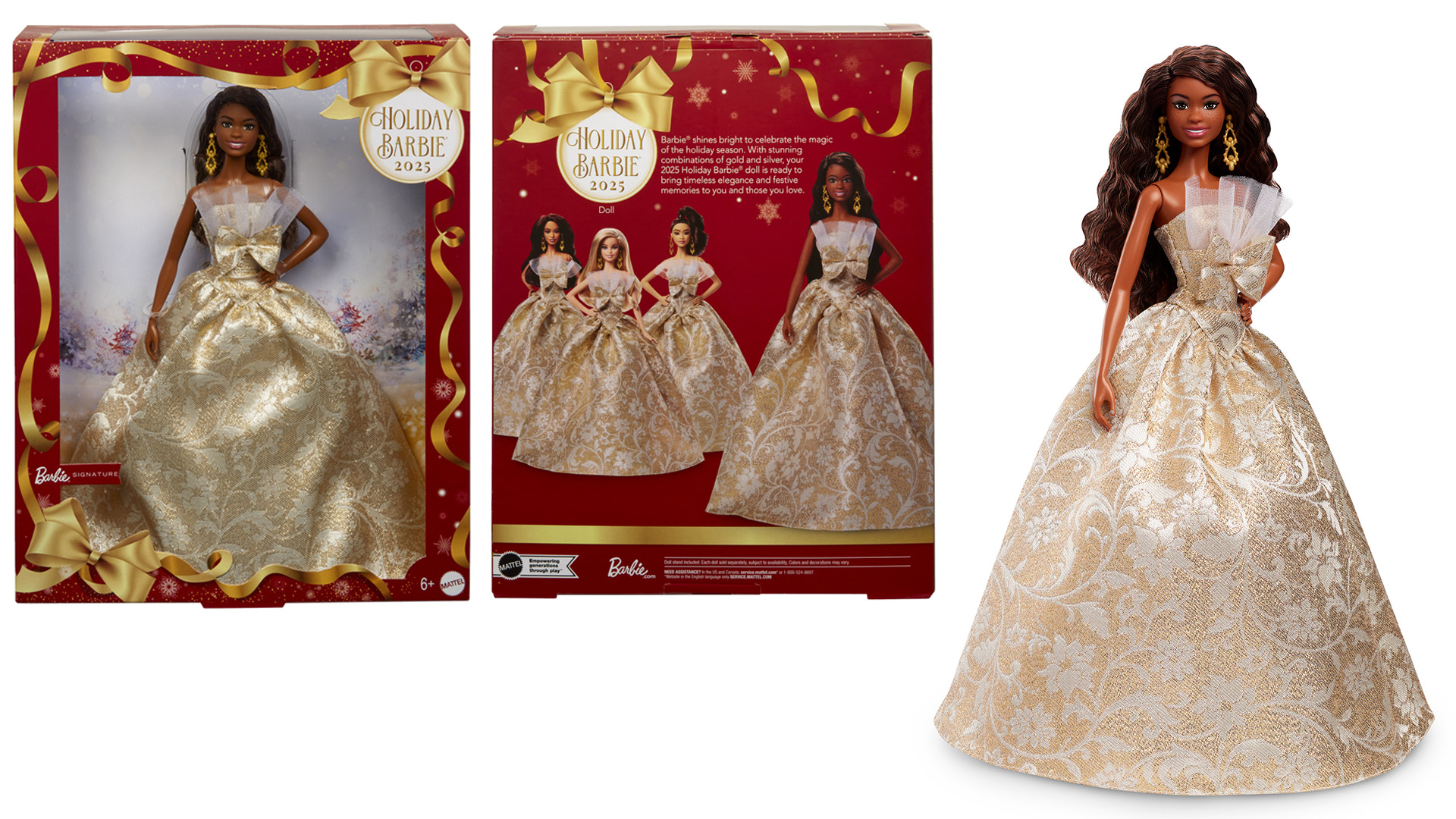 Amazon.co.jp: バービー(Barbie) ホリデーバービー ウェーブヘア