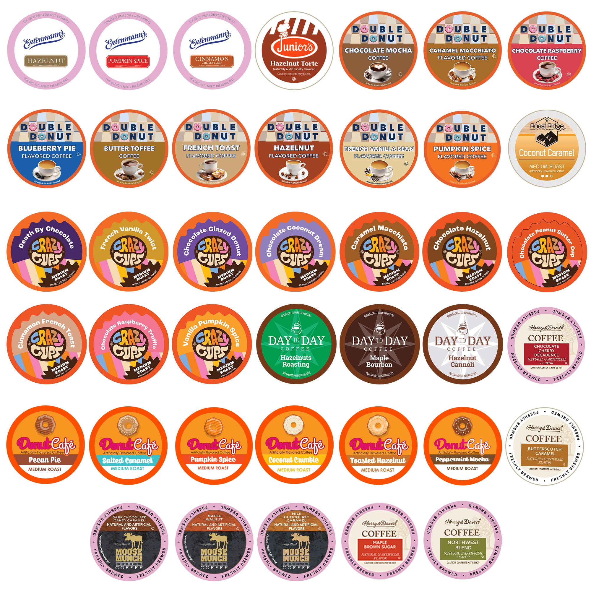 Amazon.com : Crazy Cups Flavored Coffee Pods Variety Pack for
