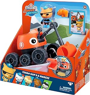 Octonauts Above & Beyond Terra Gup 3 and Kwazii Deluxe Toy Vehicle & Figure Set. Recreate Missions. Includes 2.8