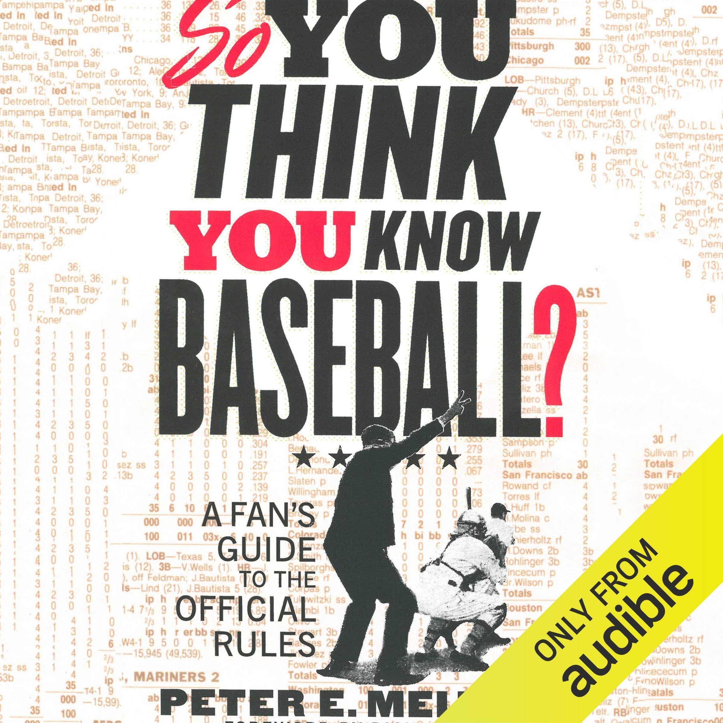 Cover art for So You Think You Know Baseball?