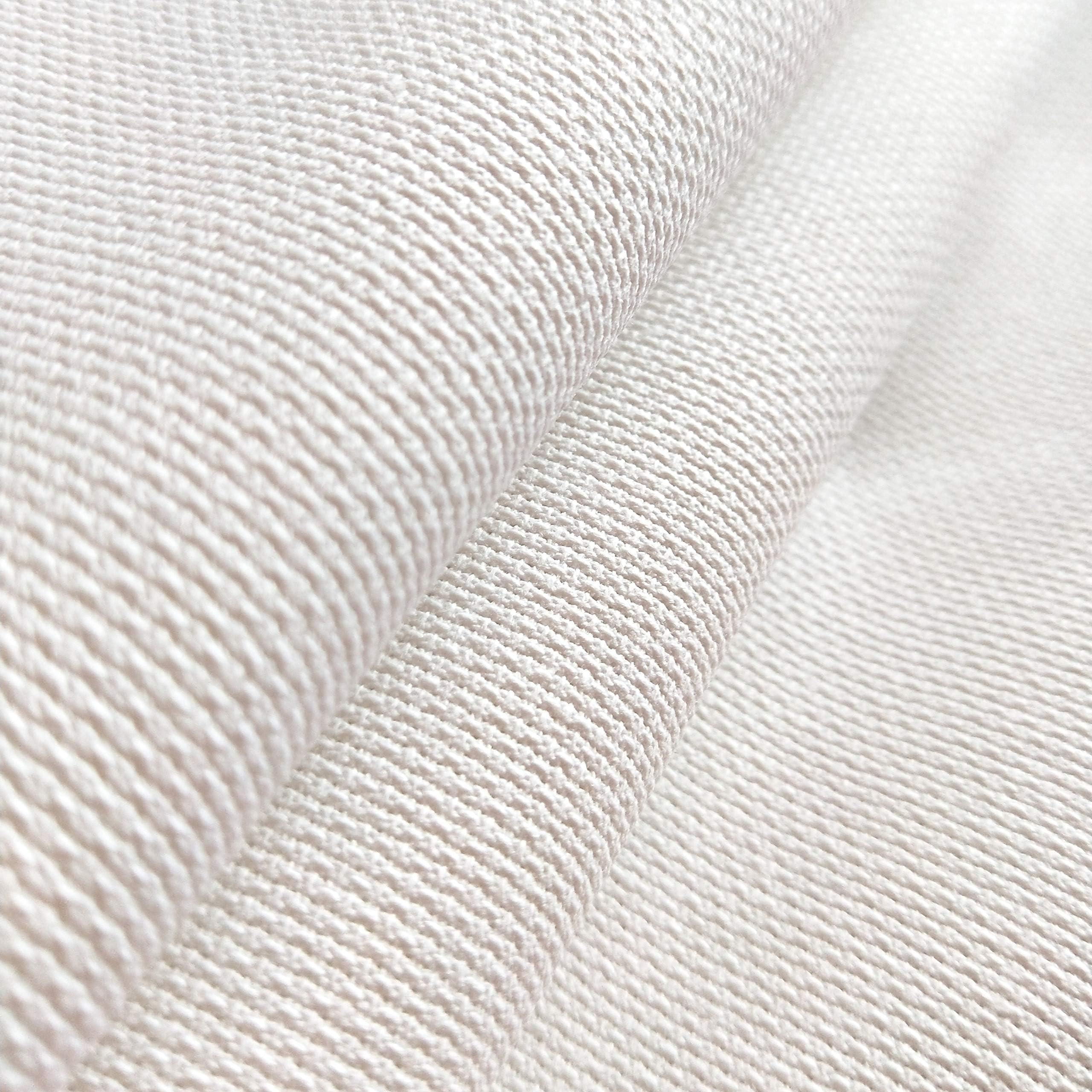 KCS 59" x 3 yards 18CT Counted Cotton Large Aida Cloth Cross Stitch Fabric (White)