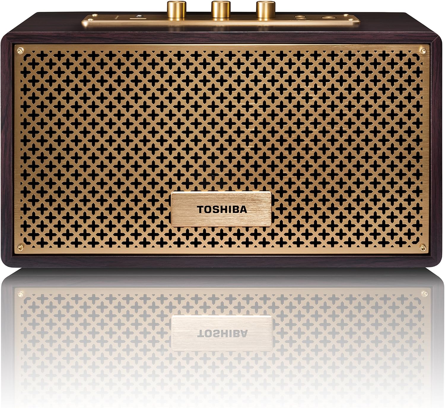 Toshiba Wireless Bluetooth Speakers Vintage Retro Home Speaker Box