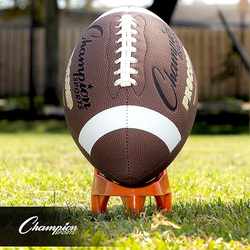 Miniatura 31 de Champion Sports Premium Football Kicking Tee for Kickoff Practice - Ball Holder Tees for Footballs - Kicking Block and Accessories for Adults, Kids