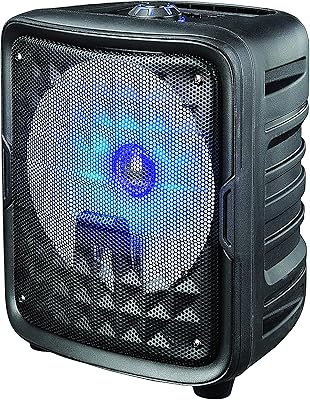 Supersonic IQ-6608DJBT-8-inch Speaker with True Technology (Black)
