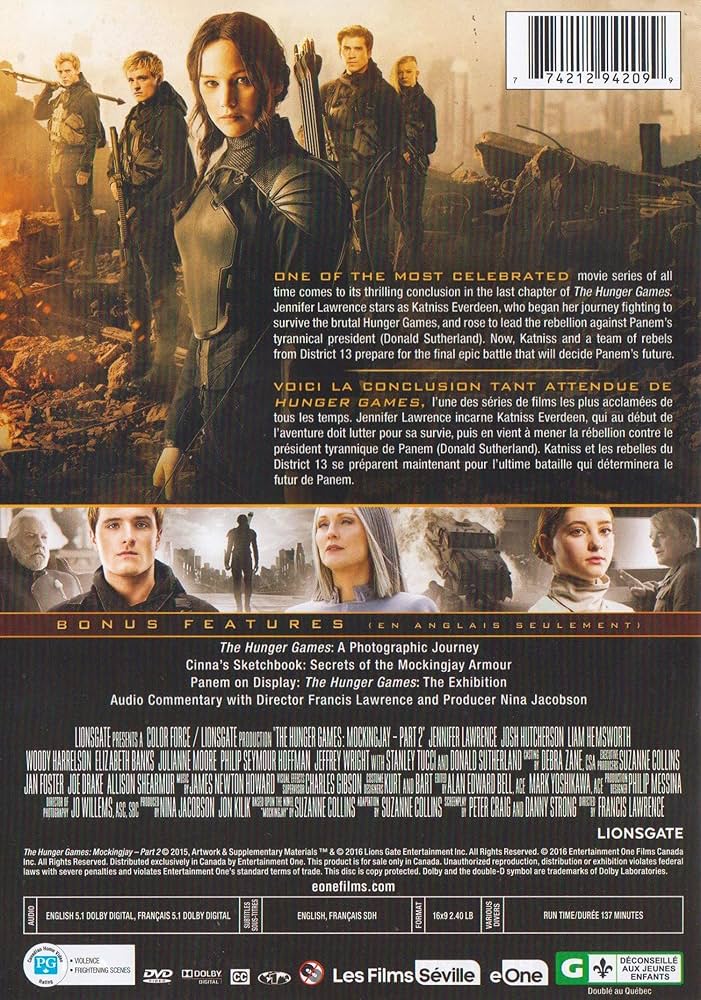 Amazon.com: The Hunger Games - Mockingjay (Part 2