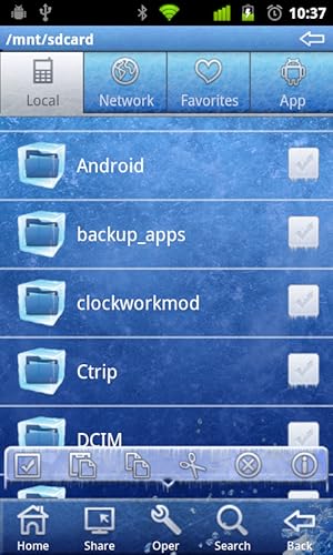 File Expert Ice Blue Theme
