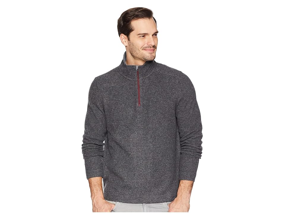 

Toad&Co Kennicott 1/4 Zip (Gray Heather) Men's Clothing