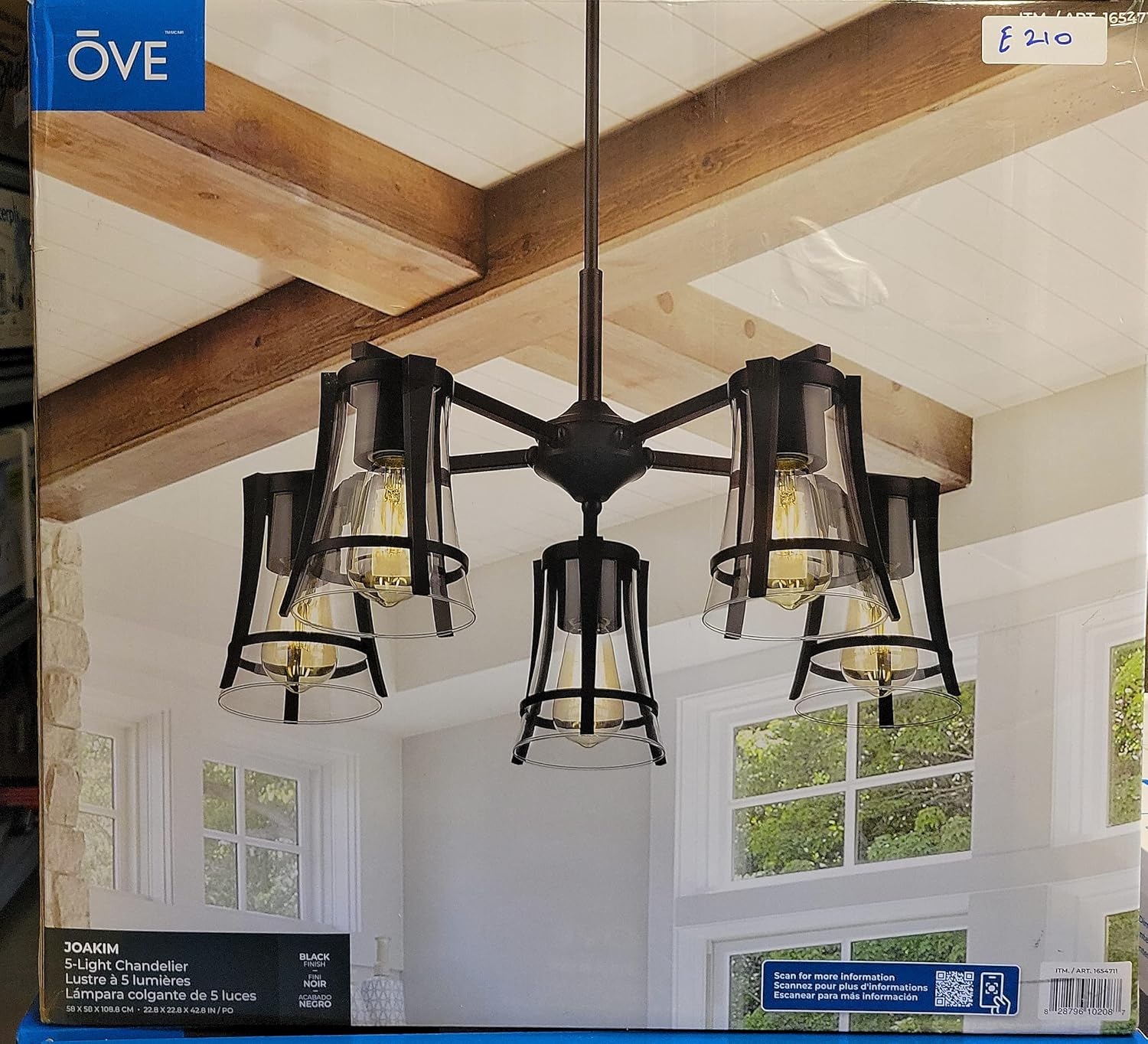 Ove Decors Joakim 5 Light Chandelier - Amazon.com