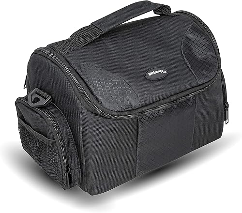 Miniatura 4 de Ultimaxx Bolsa de transporte acolchada para cámara SLRDSLR grande con correa para el hombro para Sony, Nikon, Canon, Olympus, Pentax, Panasonic,