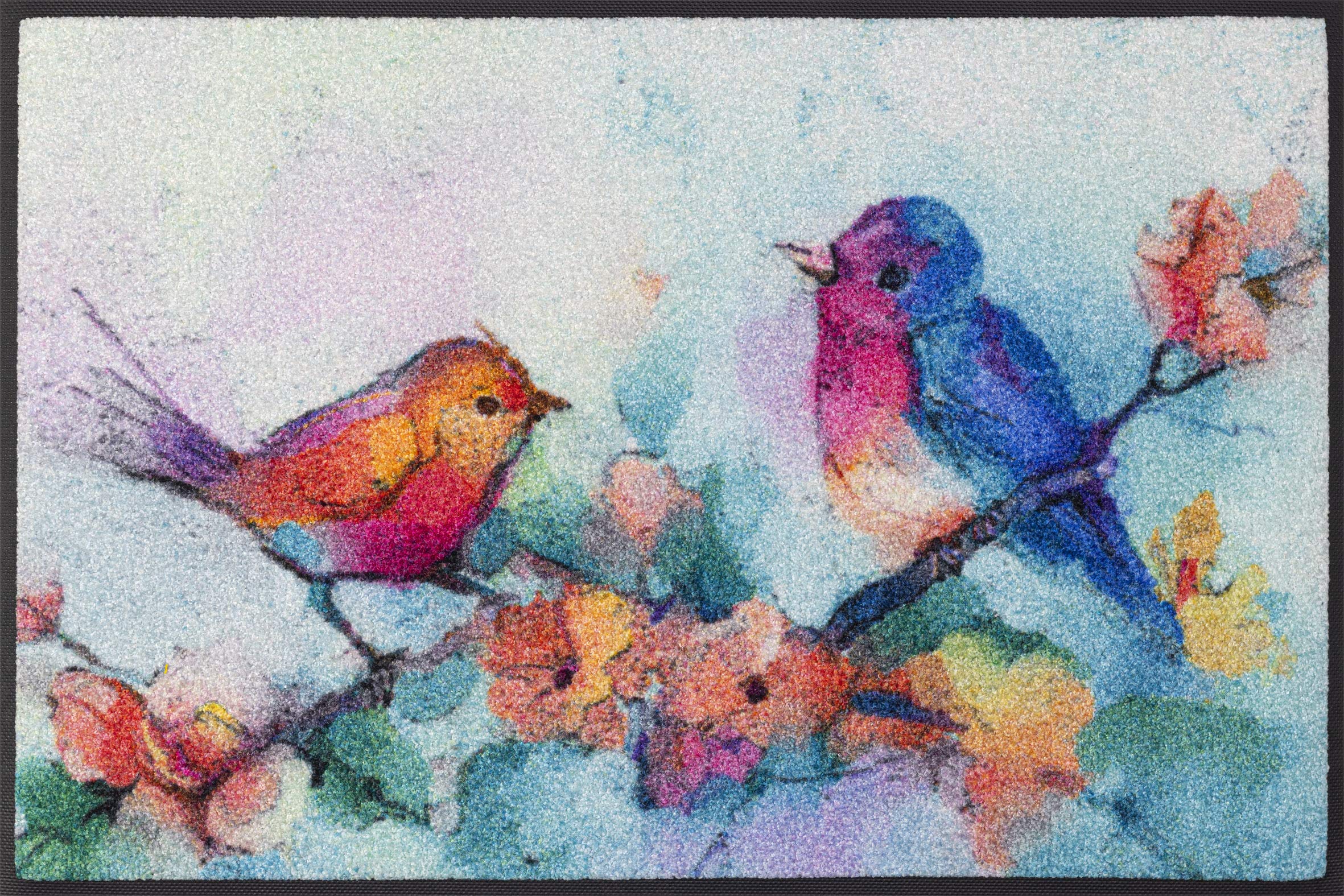 wash+dry Fußmatte, Birdorama 50x75 cm, innen und außen, waschbar