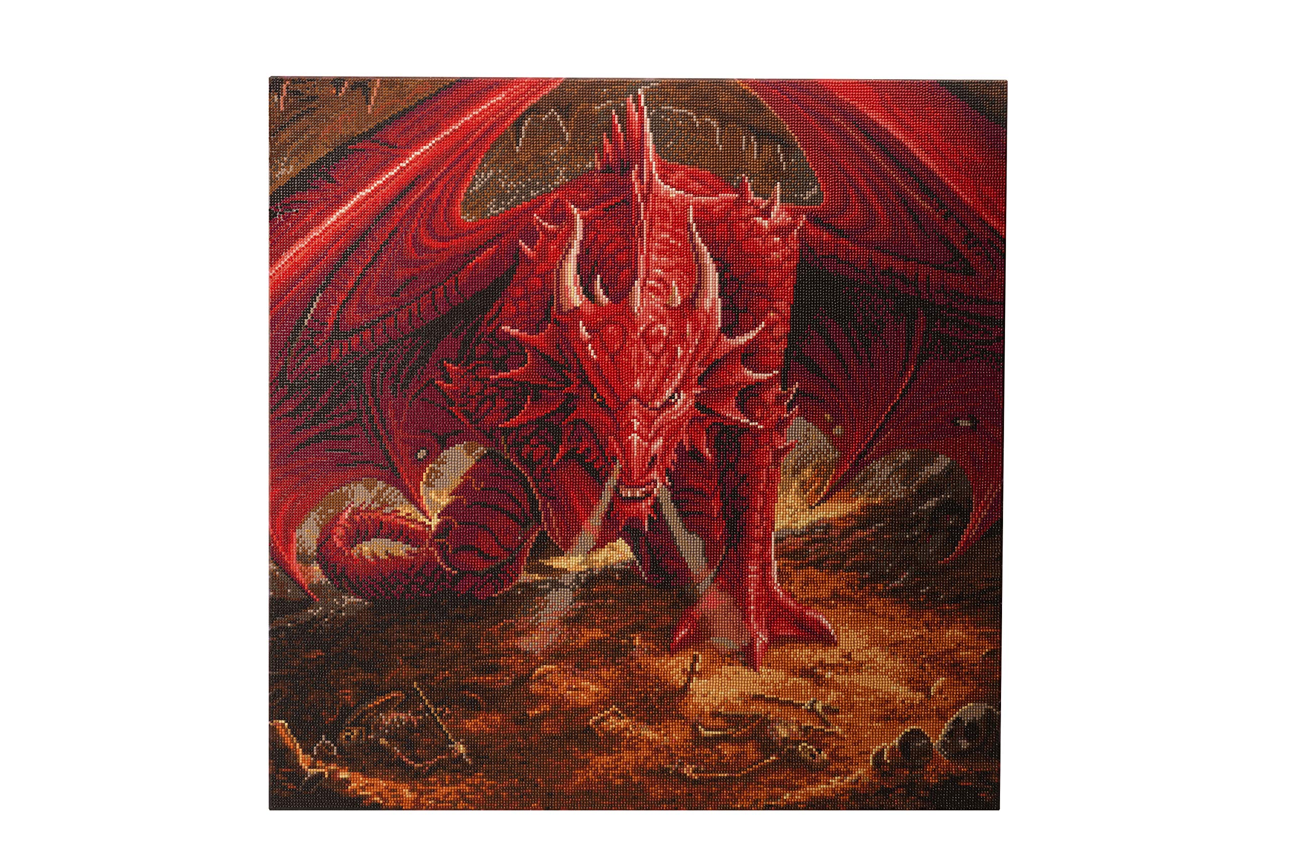 Crystal ArtCraft Buddy Crystal Art CAK-AST4 Dragon's Lair: Anne Stokes, 70x70cm Crystal Art Kit