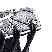 Vista 6 de 100% Genuine Leather Handmade Wrist Cuffs Bracers - LARP Gauntlet - Real Leather Wristbands - LARP Accessories Viking Cosplay Armor Bracelet