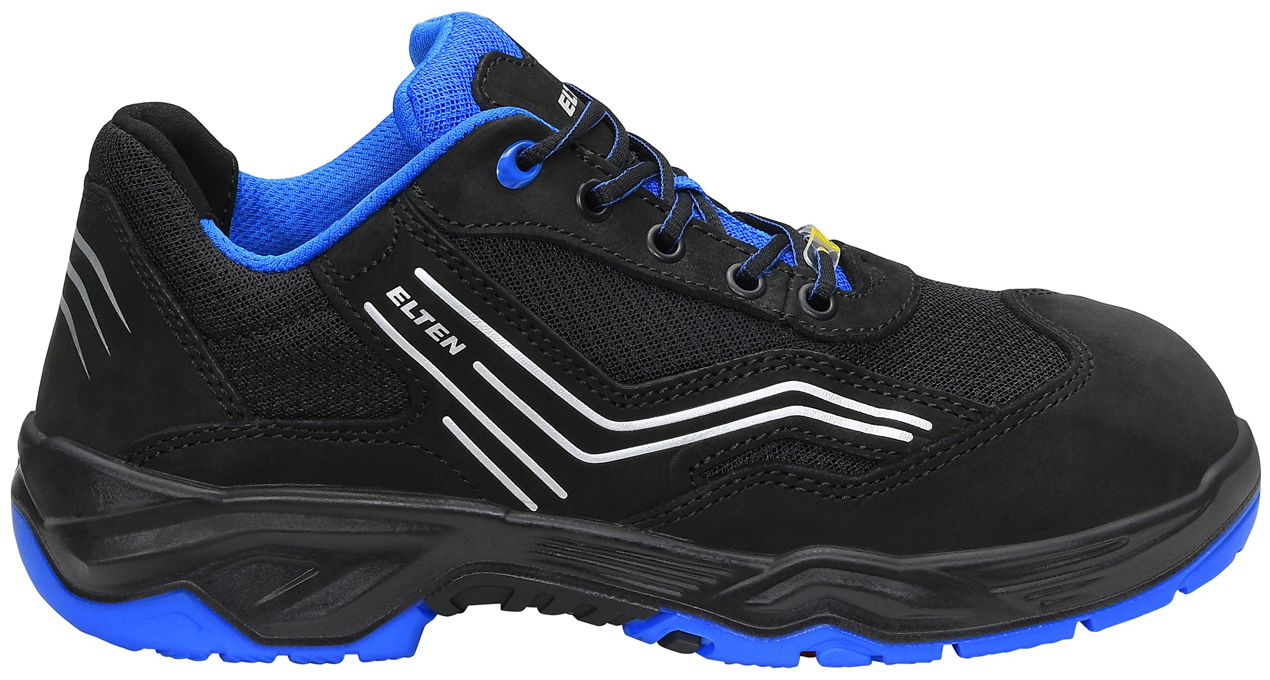 ELTEN Ambition Blue Low ESD S1 | Sicherheitsschuhe für Damen & Herren, Stahlkappe, leicht, atmungsaktiv, Gr. 39