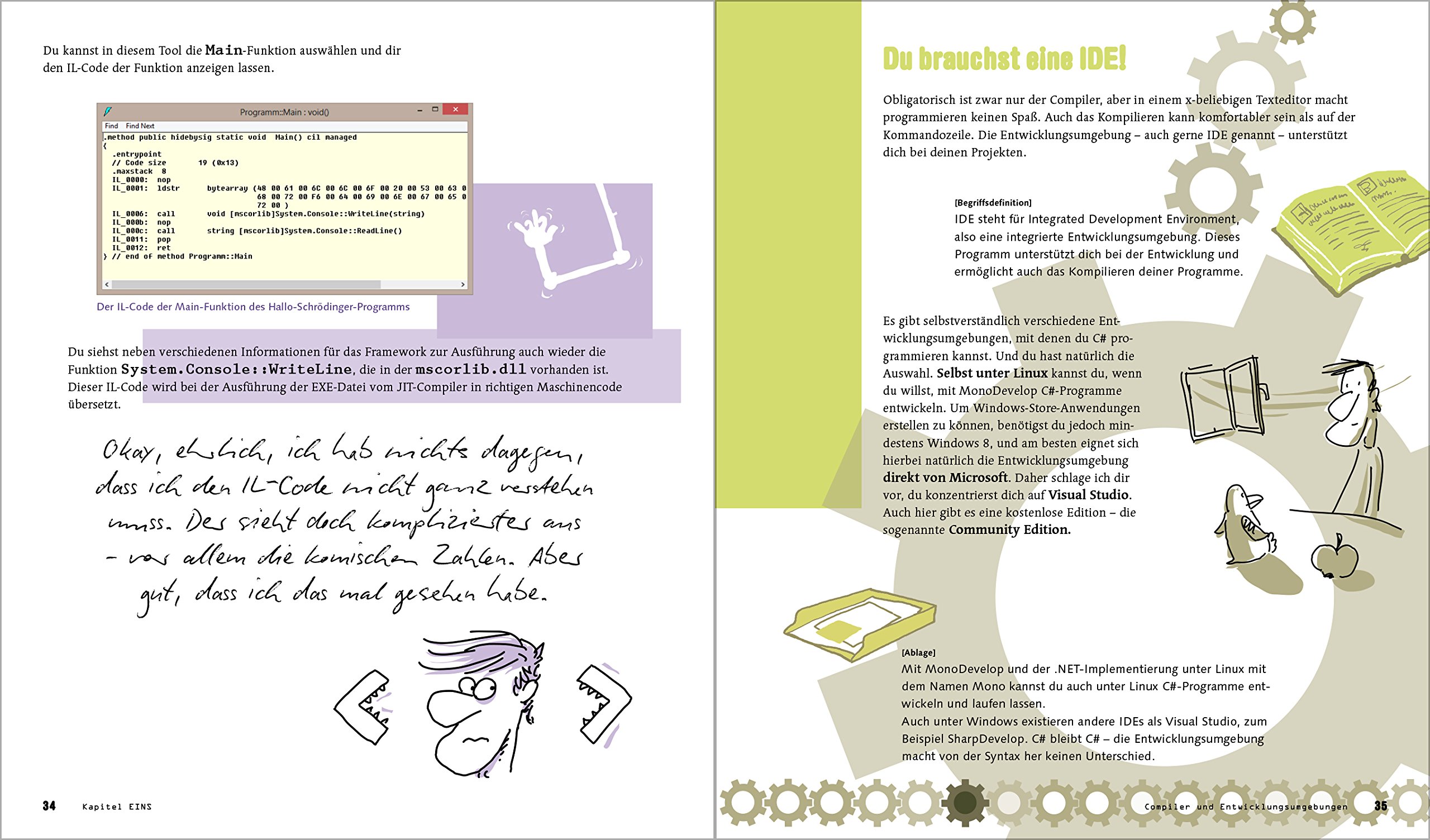 Schrödinger programmiert C#: Das etwas andere Fachbuch