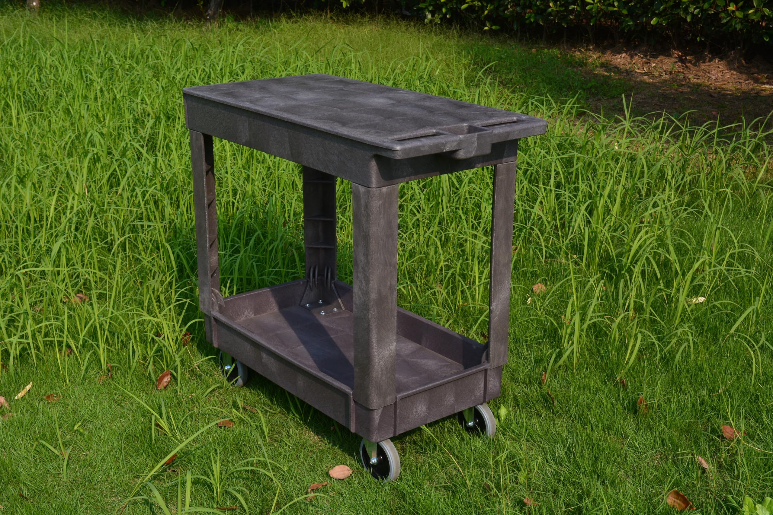 LifeYard Utility Cart, 500 lb. Load Cap. (Gray, Flat top)