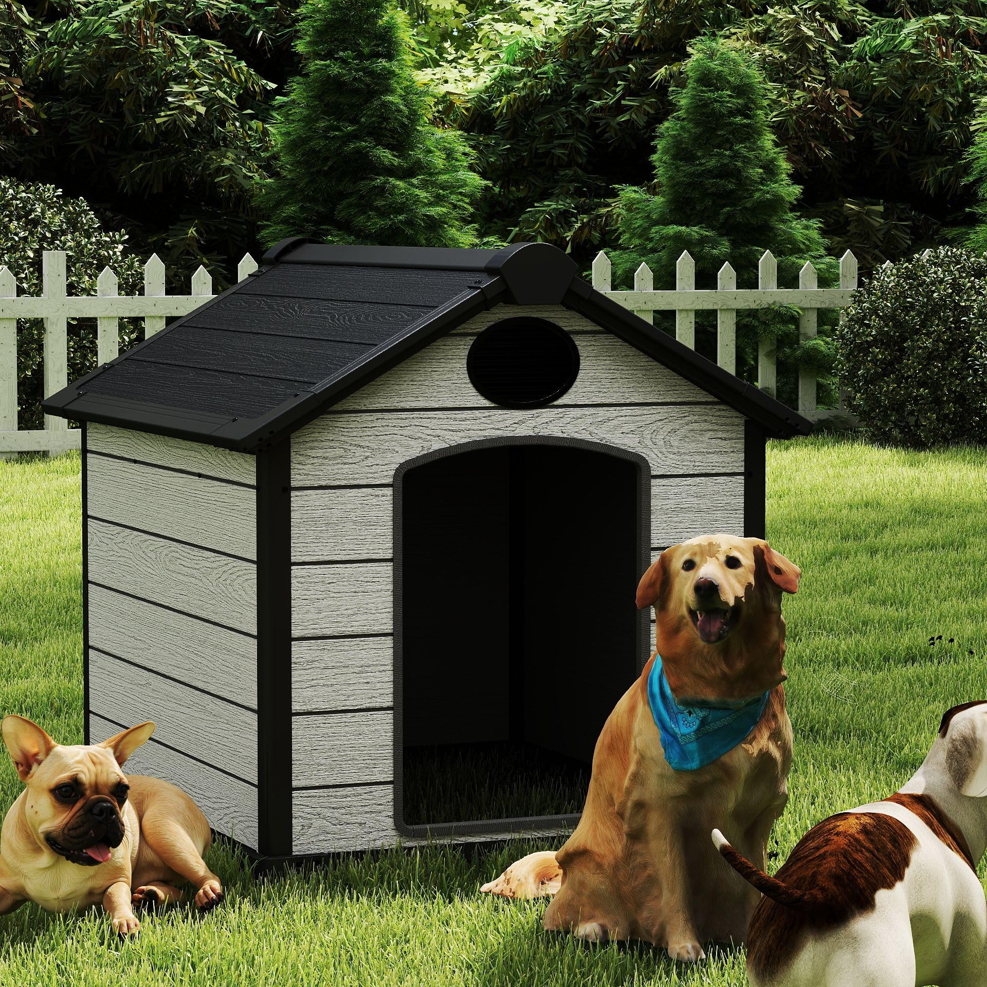 Plastic Dog Outdoor Dog House Large Insulated Dog House Pet