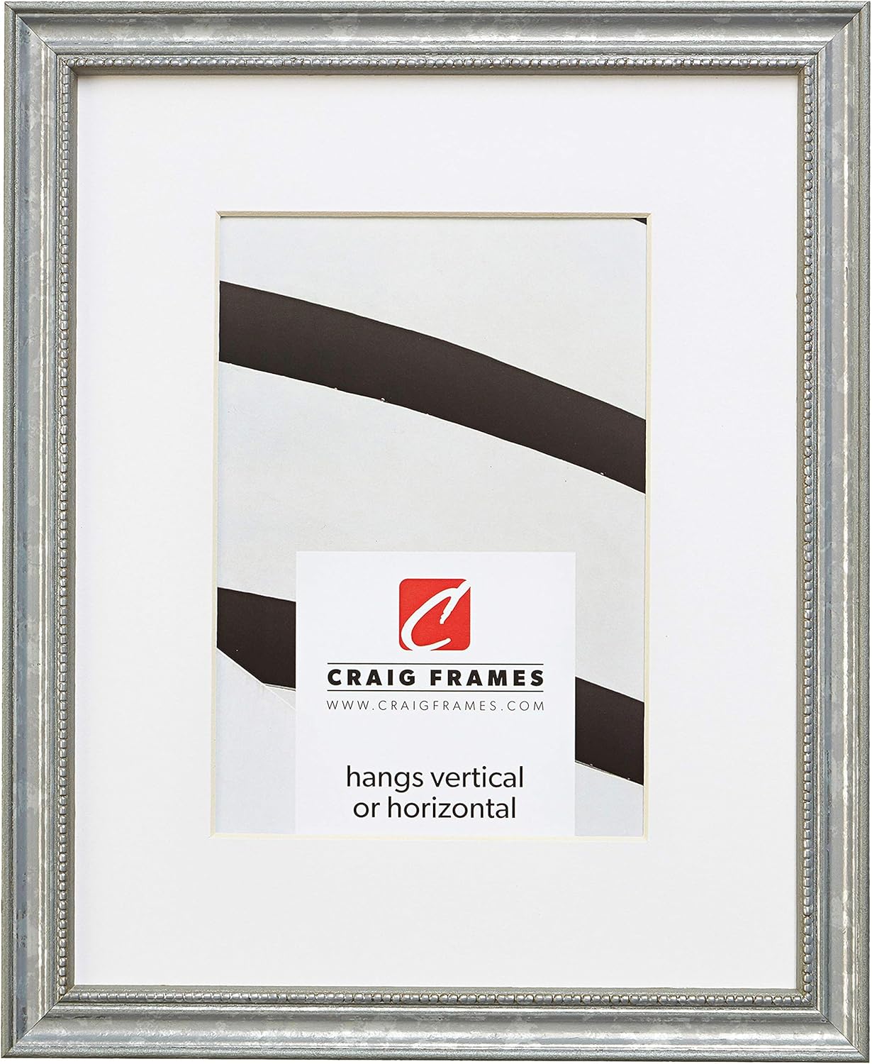 Craig Frames 314BR 16 x 20 Inch Ornate Bronze Picture Frame Matted to Display a 11 x 14 Inch Photo