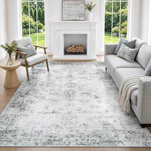 Fuzziness 6x9 Washable Modern Abstract Rug