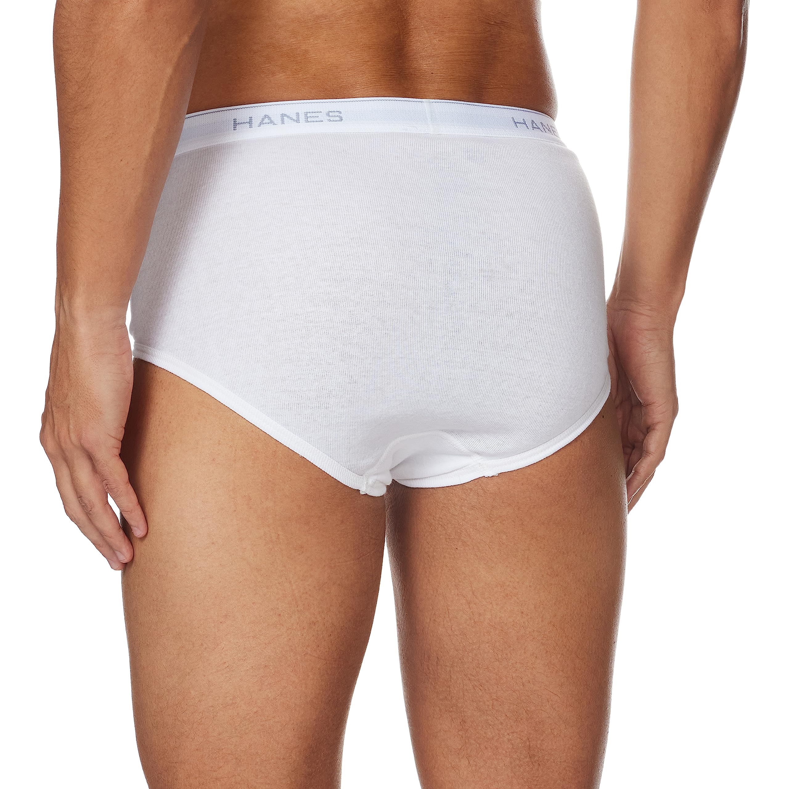 Hanes FreshIQ - Pack de 6 calzoncillos de algodón sin etiqueta para hombre