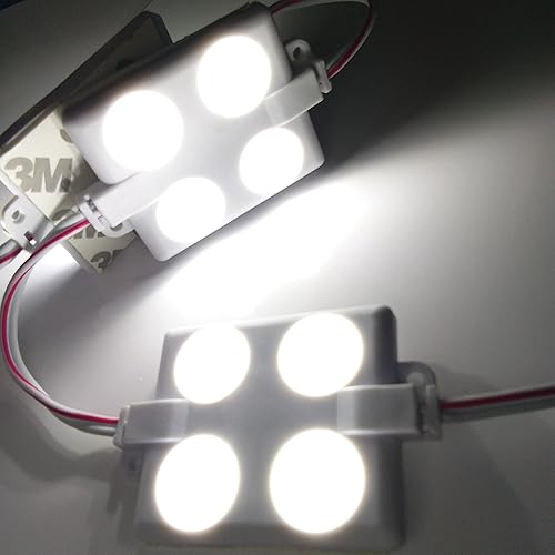 Miniatura 5 de 12 V 40 luces LED interiores de furgoneta, lámpara LED blanca impermeable con lente de proyecto LED para LWB, furgoneta, barcos, caravanas,