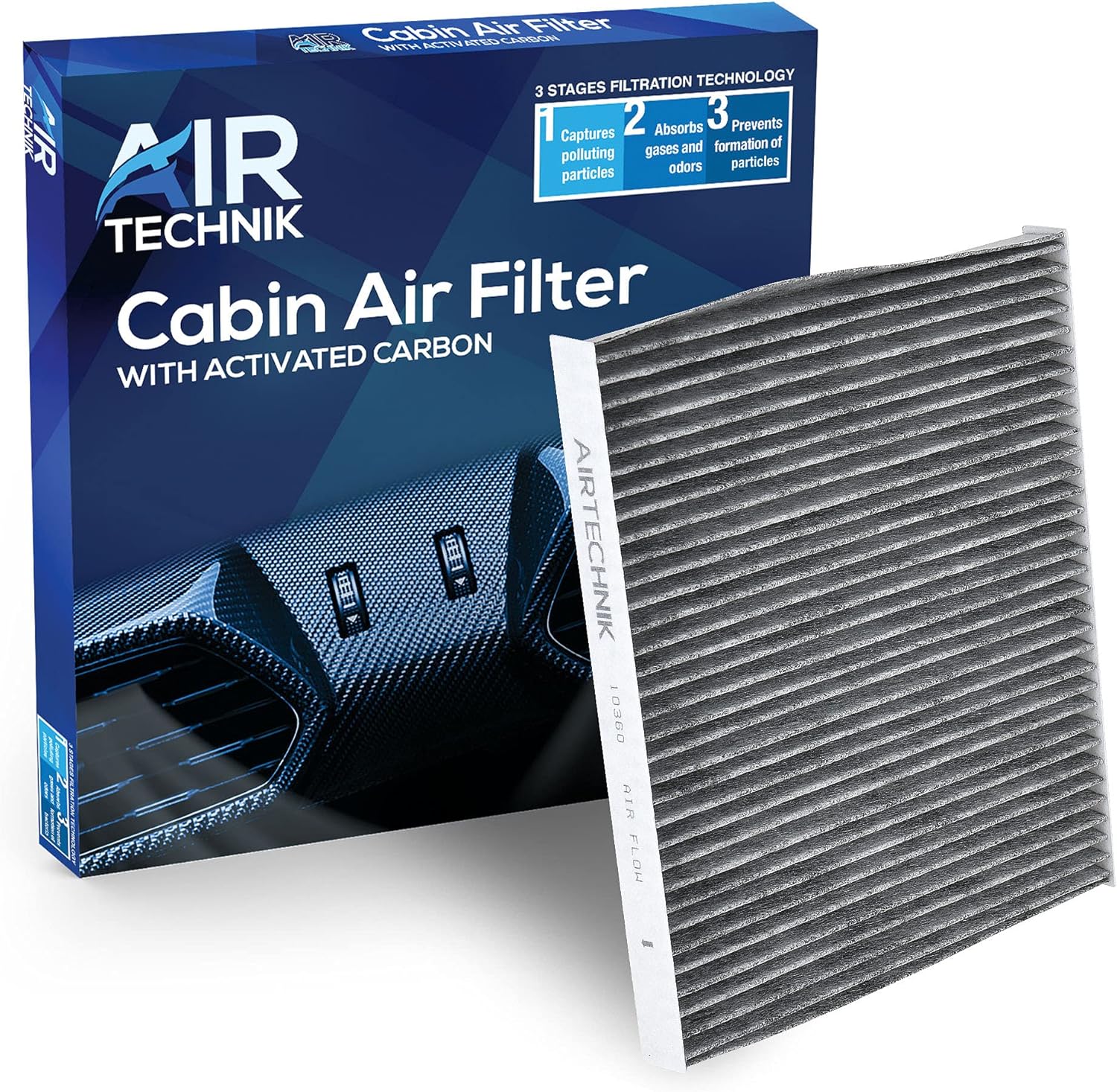 AirTechnik CF10360 Cabin Air Filter w/Activated Carbon Fits 20032004