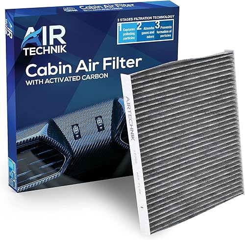 Miniatura 157 de AirTechnik Filtro de aire de cabina CF11670 con carbón activado Compatible con Ford Ecosport 2018-2022, Fiesta 2011-2019 - BE8Z-19N619-A