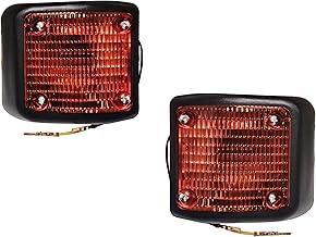 QSC Truck Parts Side Indicator Turn Signal Light Assembly Set LH RH Side compatible with Volvo VNL