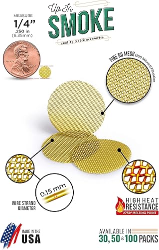 Miniatura 14 de Fabricado en los Estados Unidos: filtros de malla de latón de 50 3/8 pulgadas (.375 pulgadas) 3/8 pulgadas (50 unidades),50 unidades de 1